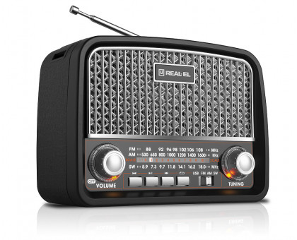 Портативний радіоприймач REAL-EL X-520 black