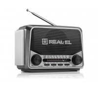 Портативный радиоприемник REAL-EL X-525 grey