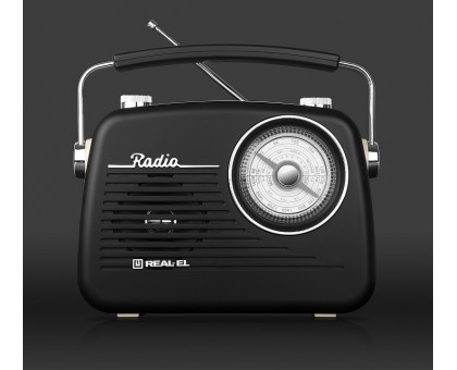 Портативний радіоприймач REAL-EL X-540 black-yellow