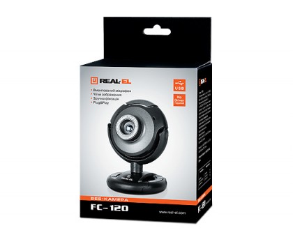 Веб-камера REAL-EL FC-120 з мікрофоном