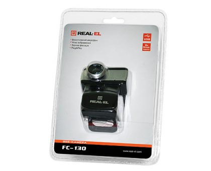Веб-камера REAL-EL FC-130 с микрофоном