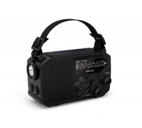 Philips Портативне радіо TAR1609 FM/MW, Solar Power, LED Light, Kinetic & Li-ion battery