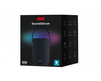Акустична система 2E SoundXDrum TWS, Wireless, Waterproof BlackАкустична система SoundXDrum TWS, Wireless, Waterproof Black