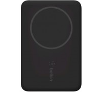 Belkin Портативное зарядное устройство 2500mAh, MagSafe Wireless Power Bank, black