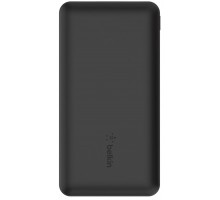 Belkin Акумулятор портативний літій-іонний Power Bank 10000мА·год, 15Вт, 2хUSB-A/USB-C, чорний