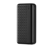 2E Акумулятор портативний літій-іонний Power Bank Geometry 20000мА·год, 18Вт, PD, QC, чорний