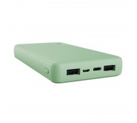Trust Акумулятор портативний літій-іонний power bank Primo ECO, 20000мА·год, 2хUSB-A/USB-C, 15W, зелений