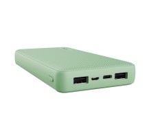 Trust Акумулятор портативний літій-іонний power bank Primo ECO, 20000мА·год, 2хUSB-A/USB-C, 15W, зелений