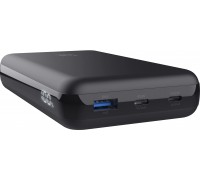 Trust Акумулятор портативний літій-іонний power bank Laro, 20000 мА·год, USB-A/2хUSB-C, 100w, чорний