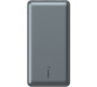 Belkin Акумулятор портативний літій-іонний Power Bank 10000мА·год, 15Вт, 2хUSB-A/USB-C, cірий