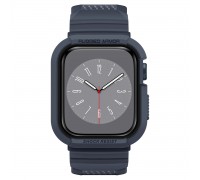 Spigen Чохол та ремінець 2в1 для Apple Watch 45mm/44mm Rugged Armor Pro, Charcoal Gray