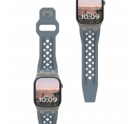 UAG Ремінець для Apple Watch Ultra 2/Ultra-49-45-44-42mm, Monarch, Cloud Blue/Titanium