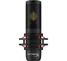 HyperX Мікрофон геймінговий ProCast, Bi, 3-pin XLR, no cable, з поп-фільтром, чорний