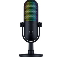 Razer Мікрофон геймінговий Seiren V3 Chroma, Uni, RGB, USB-A, 2м, чорний