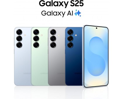 Смартфон Samsung Galaxy S25 5G (S931) 6.2' 12/512ГБ, 2SIM, 4000мА•год, синій сапфіровий Смартфон Samsung Galaxy S25 5G (S931) 6.2' 12/512ГБ, 2SIM, 4000мА•год, синій сапфіровий