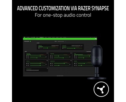Мікрофон геймінговий Razer Seiren V3 Mini, Omni, USB-A, 1.2м, чорний Мікрофон геймінговий Razer Seiren V3 Mini, Omni, USB-A, 1.2м, чорний