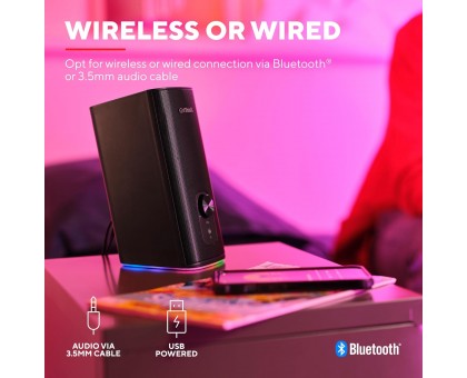 Акустична система Trust GXT 612 Cetic 2.0, BT/USB/AUX, чорний Акустична система Trust GXT 612 Cetic 2.0, BT/USB/AUX, чорний