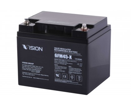 Акумуляторна батарея Vision FM, 12В, 45А•год, AGM Акумуляторна батарея Vision FM, 12В, 45А•год, AGM