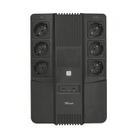 Джерело безперебійного живлення Trust Maxxon 800VA UPS with 6 standard wall power outlets BLACK