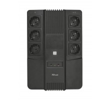 ИБП Trust Maxxon 800VA UPS with 6 standard wall power outlets BLACK