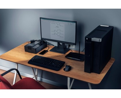 Джерело безперебійного живлення Trust Maxxon 800VA UPS with 6 standard wall power outlets BLACK Джерело безперебійного живлення Trust Maxxon 800VA UPS with 6 standard wall power outlets BLACK