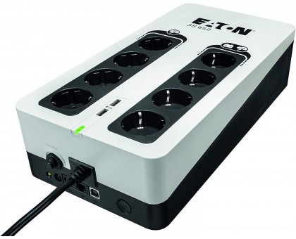 Джерело безперебійного живлення Eaton 3S, 850VA/510W, LED, USB, 8xSchuko Джерело безперебійного живлення Eaton 3S, 850VA/510W, LED, USB, 8xSchuko