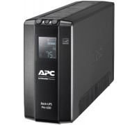 Джерело безперебійного живлення APC Back-UPS Pro 650VA/390W, LCD, USB, 6xC13