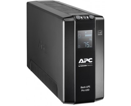 Джерело безперебійного живлення APC Back-UPS Pro 650VA/390W, LCD, USB, 6xC13 Джерело безперебійного живлення APC Back-UPS Pro 650VA/390W, LCD, USB, 6xC13