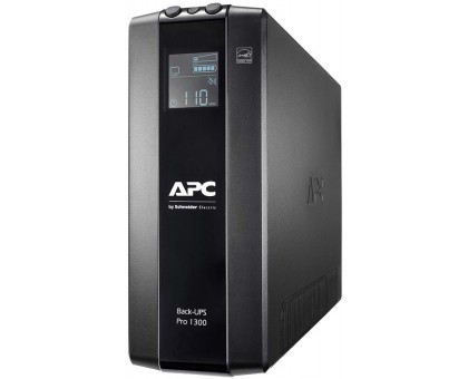Джерело безперебійного живлення APC Back-UPS Pro 1300VA/780W, LCD, USB, 6+2 C13 Джерело безперебійного живлення APC Back-UPS Pro 1300VA/780W, LCD, USB, 6+2 C13