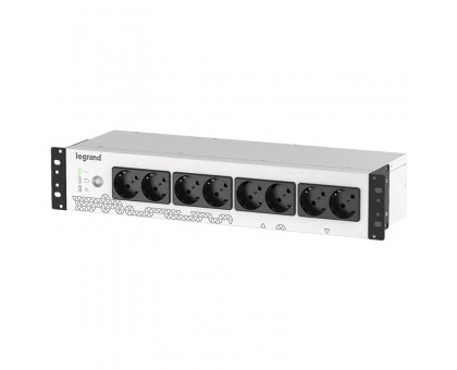 Джерело безперебійного живлення Legrand Keor PDU, 800ВА/450Вт, 8хSchuko, USB Джерело безперебійного живлення Legrand Keor PDU, 800ВА/450Вт, 8хSchuko, USB