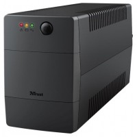 ИБП Trust Paxxon 800VA UPS with 2 standard wall power outlets черный