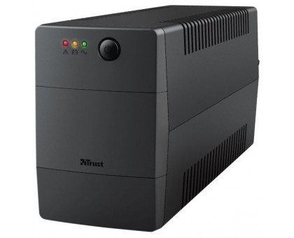 Джерело безперебійного живлення Trust Paxxon 800VA UPS with 2 standard wall power outlets чорний Джерело безперебійного живлення Trust Paxxon 800VA UPS with 2 standard wall power outlets чорний