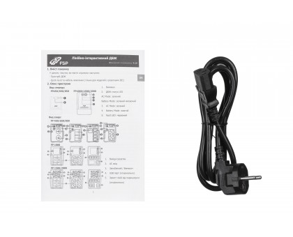 ИБП FSP FP850, 850VA/480W, LED, 4xC13 ИБП FSP FP850, 850VA/480W, LED, 4xC13