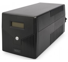 Источник бесперебойного питания DIGITUS Line-Interactive, 1000VA/600W, LCD, 4xSchuko, RJ45, RS232, USB