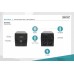 Источник бесперебойного питания DIGITUS Line-Interactive, 1000VA/600W, LCD, 4xSchuko, RJ45, RS232, USB