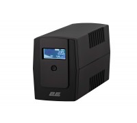 ИБП 2E DD650, 650VA/360W, LCD, USB, 2xSchuko