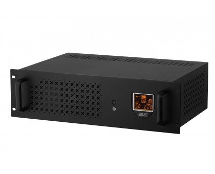 ИБП 2E RE1200, 1200VA/720W, RM 3U, LCD, USB, 2xSchuko ИБП 2E RE1200, 1200VA/720W, RM 3U, LCD, USB, 2xSchuko