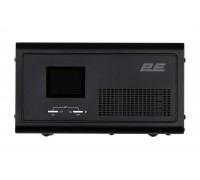 Инвертор 2E HI1000, 1000W, 12V - 230V, LCD, AVR, 2xSchuko + DC output