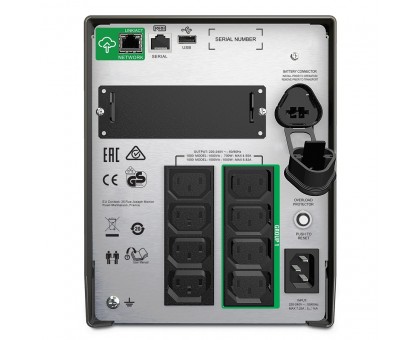 ИБП APC Smart-UPS 1000VA/700W, LCD, USB, SmartConnect, 8xC13 ИБП APC Smart-UPS 1000VA/700W, LCD, USB, SmartConnect, 8xC13