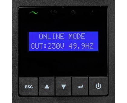 Джерело безперебійного живлення Eaton 9E, 3000VA/2700W, RM 2U, LCD, USB, RS232, 6xC13, 1xC19 Джерело безперебійного живлення Eaton 9E, 3000VA/2700W, RM 2U, LCD, USB, RS232, 6xC13, 1xC19