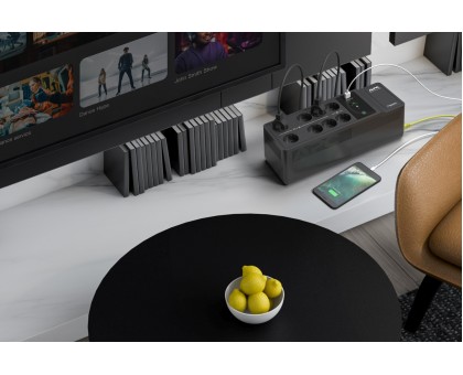 Джерело безперебійного живлення APC Back-UPS 550VA/300W, USB charging port, USB, 6+2 Schuko Джерело безперебійного живлення APC Back-UPS 550VA/300W, USB charging port, USB, 6+2 Schuko
