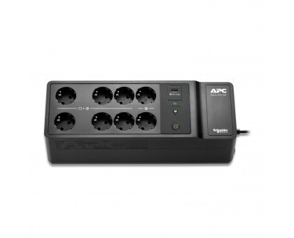Джерело безперебійного живлення APC Back-UPS 550VA/300W, USB charging port, USB, 6+2 Schuko Джерело безперебійного живлення APC Back-UPS 550VA/300W, USB charging port, USB, 6+2 Schuko