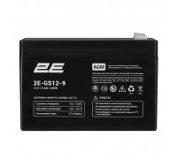 Аккумуляторная батарея 2E GS, 12В, 9А•час, AGM