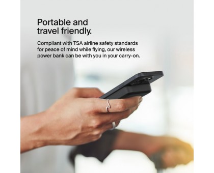 Портативное зарядное устройство Power Bank Belkin 8000мАч, MagSafe Wireless, черный Портативное зарядное устройство Power Bank Belkin 8000мАч, MagSafe Wireless, черный