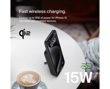 Портативное зарядное устройство Power Bank Belkin 8000мАч, MagSafe Wireless, черный Портативное зарядное устройство Power Bank Belkin 8000мАч, MagSafe Wireless, черный