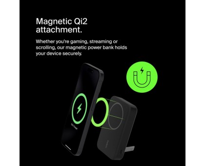 Портативное зарядное устройство Power Bank Belkin 10000мАч, MagSafe Wireless, черный Портативное зарядное устройство Power Bank Belkin 10000мАч, MagSafe Wireless, черный