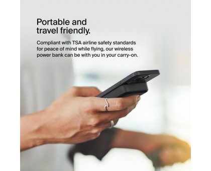 Портативное зарядное устройство Power Bank Belkin 10000мАч, MagSafe Wireless, черный Портативное зарядное устройство Power Bank Belkin 10000мАч, MagSafe Wireless, черный