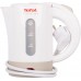 Электрочайник Tefal Travel-o-city 0.5л, Strix, пластик, в комплекте
2 стакана + 2ложки, бело-бежевый