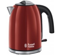 Электрочайник Russell Hobbs Colours Plus 1.7л, металл, красно-черный