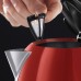 Електрочайник Russell Hobbs Colours Plus 1.7л, метал, червоно-чорний
